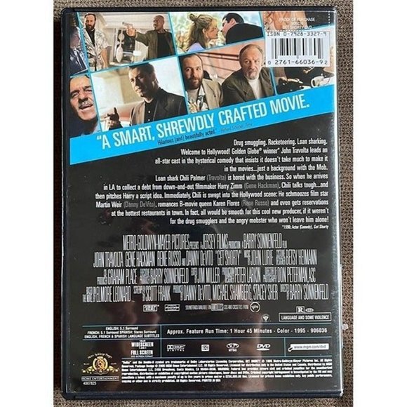 Get Shorty (DVD, 2009, Standard and Letterbox) - John Travolta, Gene Hackman - Picture 2 of 4